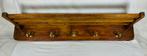Porte-manteau mural vintage bois design moderniste étagère, Enlèvement ou Envoi