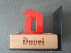 Duvel moortgat bierviltjes houder in  hout metaal nog nieuw, Ophalen of Verzenden, Zo goed als nieuw, Duvel