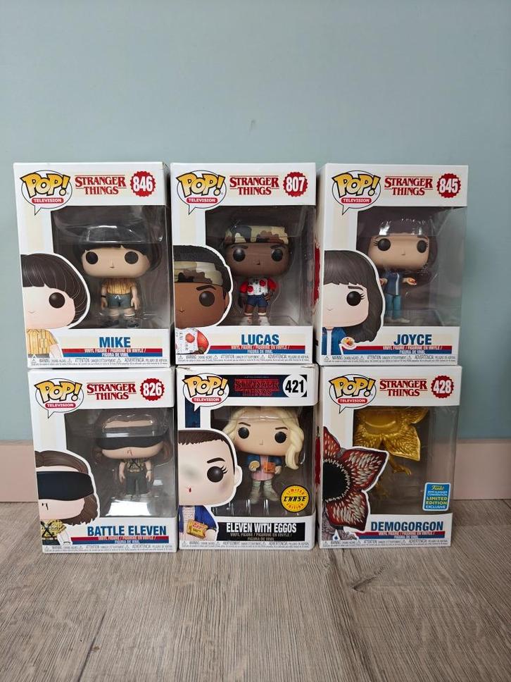 FUNKO Pops Stranger Things, Verzamelen, Poppetjes en Figuurtjes, Zo goed als nieuw, Ophalen