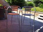 Barkrukken aluminium x2 stuks, Huis en Inrichting, Barkrukken, Ophalen, Zo goed als nieuw