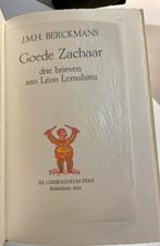 J.M.H. Berckmans - Goede Zachaar - Bibliofiele uitgave, Boeken, Ophalen of Verzenden, Zo goed als nieuw