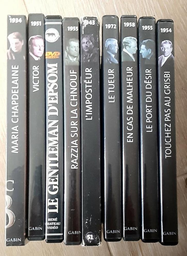 10 DVD Jean Gabin, Cd's en Dvd's, Dvd's | Tv en Series, Zo goed als nieuw, Ophalen of Verzenden