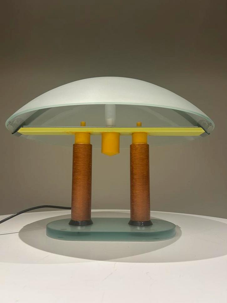 Bilumen Prater tafellamp – stijl van Robert Sonneman – ’90, Huis en Inrichting, Lampen | Tafellampen, Zo goed als nieuw, 50 tot 75 cm