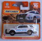 matchbox 70 years 2016 Ford Interceptor Utility, Ophalen of Verzenden, Nieuw, Auto