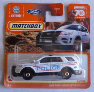matchbox 70 years 2016 Ford Interceptor Utility beschikbaar voor biedingen