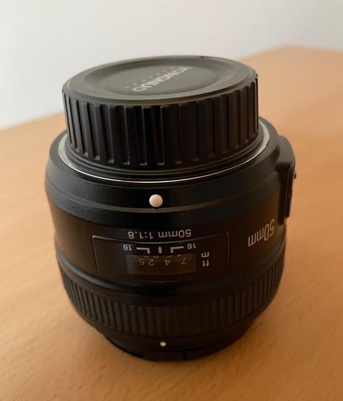 Lens Yongnuo YN 50mm f/1,8 for Nikon, Audio, Tv en Foto, Foto | Flitsers, Nieuw, Overige merken, Ophalen