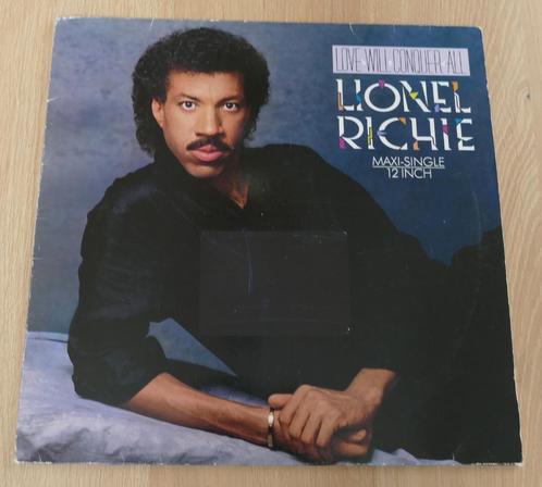 12" Maxi -  Lionel Richie ‎– Love Will Conquer All, Cd's en Dvd's, Vinyl | Pop, Gebruikt, 12 inch, Ophalen of Verzenden