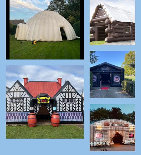 Opblaasbare feesttent huren, Hobby en Vrije tijd, Feestartikelen | Verhuur, Zo goed als nieuw, Ophalen of Verzenden