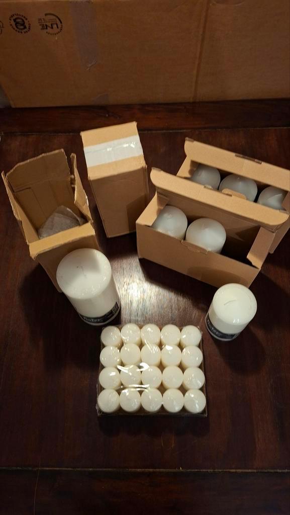 Lot de Bougies 3 tailles, Maison & Meubles, Accessoires pour la Maison | Bougeoirs & Bougies, Neuf, Bougie, Blanc, Enlèvement