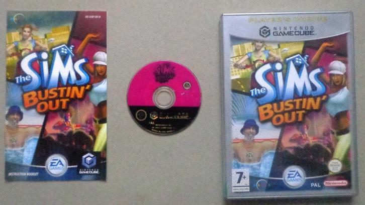 The Sims Bustin' Out voor de Nintendo GameCube Compleet, Games en Spelcomputers, Games | Nintendo GameCube, Zo goed als nieuw