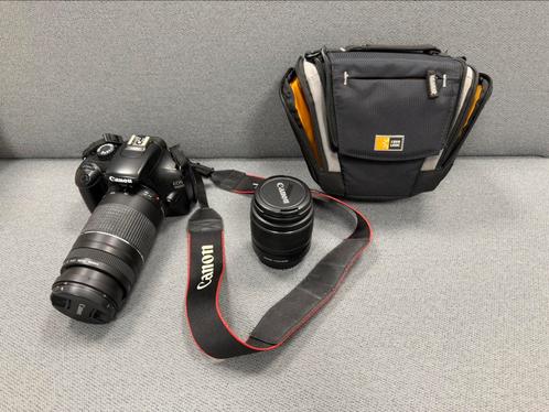 Canon EOS 1100D Spiegelreflexcamera + 2 lenzen + cameratas, Audio, Tv en Foto, Fotocamera's Digitaal, Zo goed als nieuw, Spiegelreflex