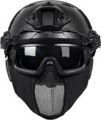 Paintball helm | airsoft | zwart | Nieuw