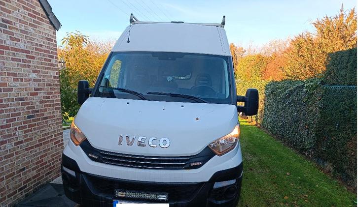 Iveco Daily 35S16 L4H2+Citroen Jumper L3H2, Autos, Camionnettes & Utilitaires, Particulier, Radio, Iveco, Automatique, Blanc, Enlèvement