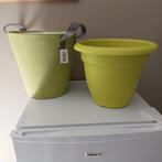 Bloempot plus cache-pot, Ophalen, Overige materialen, Rond, Binnen