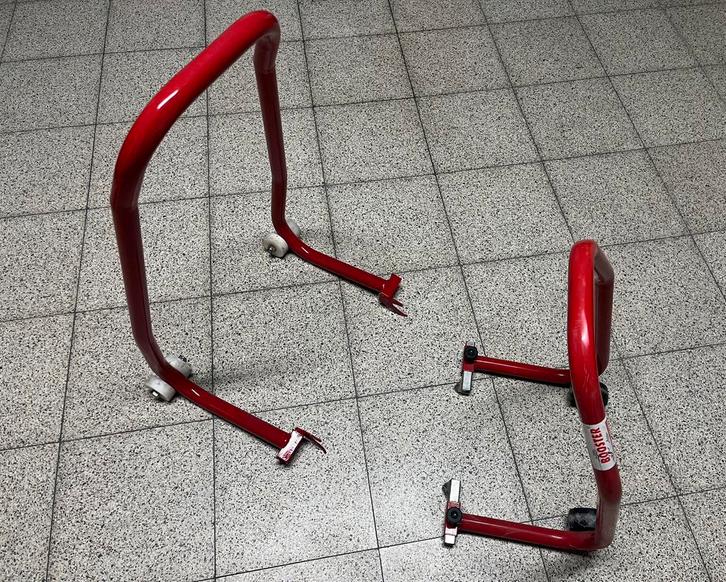 Set paddockstands voor + achter, Motos, Accessoires | Produits d'entretien, Enlèvement