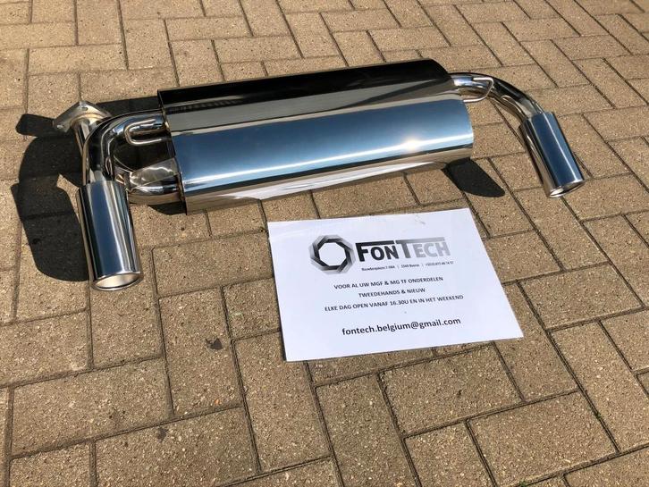 Large gamme d'échappements en acier inoxydable MGF MG TF, Autos : Divers, Enjoliveurs, Comme neuf, Enlèvement ou Envoi