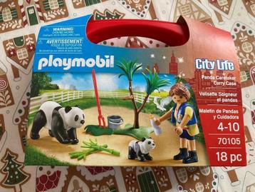 Playmobil City Life 70105 - Panda verzorger kofferset Nieuw beschikbaar voor biedingen