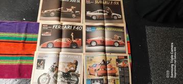 Kwik magazine met middenposters auto's/moto