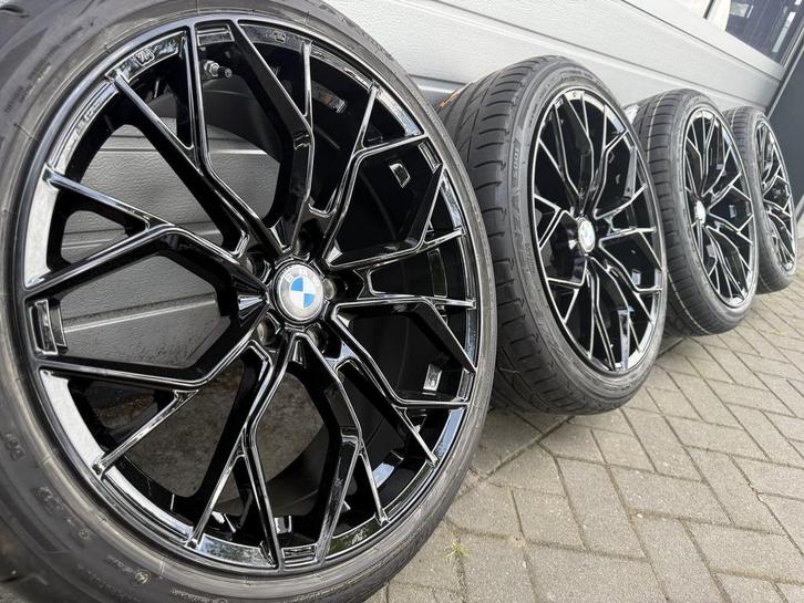 zwarte 19 inc BMW 3 4 serie G20 G21 G22 G23 i4 velgen banden, Auto-onderdelen, Banden en Velgen, Banden en Velgen, Zomerbanden