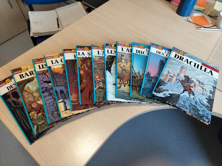 Bandes dessinées : les aventures de Jhen, Lefranc, Alix, Boeken, Stripverhalen, Gelezen, Complete serie of reeks, Ophalen