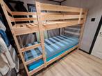 Stapelbed hout (ikea), Huis en Inrichting, Slaapkamer | Stapelbedden en Hoogslapers, Ophalen, 90 cm, Minder dan 160 cm, Zo goed als nieuw