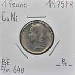 Belgique 1 franc 1975 FR   (563), Postzegels en Munten, Munten | België, Ophalen of Verzenden, Losse munt