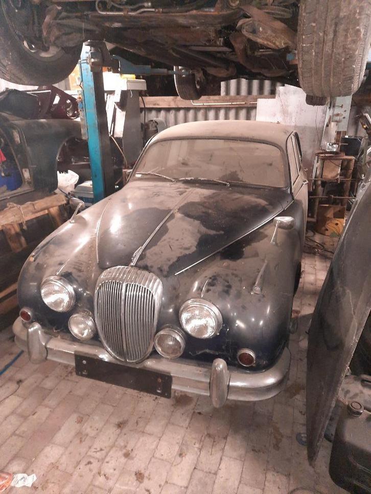 Daimler mk2 1966 Ruilen/ Inruil mogelijk, Auto's, Oldtimers, Particulier, Jaguar, Benzine, Ophalen
