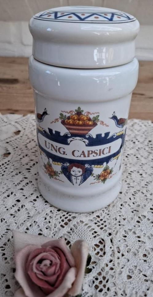 Delftse apothekerspot UNG CAPSICI, Antiek en Kunst, Curiosa en Brocante, Ophalen of Verzenden