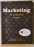 Marketing  'De Essentie'  10e Editie,  Nieuwe staat., Ophalen of Verzenden, Pearson, Zo goed als nieuw, Economie en Marketing