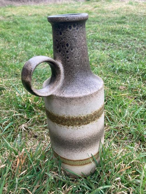 keramiek vaas/vloervaas Scheurich (genummerd !), Huis en Inrichting, Woonaccessoires | Vazen, Zo goed als nieuw, Groen, Minder dan 50 cm