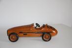 Oude houten decoratieve raceauto * 38 cm, Antiek en Kunst, Ophalen of Verzenden