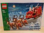 (GESEALD) Lego 40499 Santa's Sleigh, Enlèvement ou Envoi, Neuf, Ensemble complet, Lego