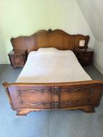 Bed met kasten, Huis en Inrichting, Slaapkamer | Bedden, Ophalen, Gebruikt, Bruin, Tweepersoons