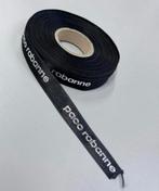 XL Lint Paco Rabanne - zwart zilver 1 CM X 25 M Meter nieuw, Ophalen of Verzenden