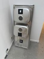 Double evier encastrable en inox neuf, Ophalen, Nieuw