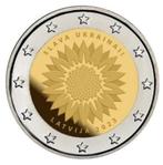 2 euro Letland 2023 Oekraïense Zonnebloem, Ophalen of Verzenden, 2 euro