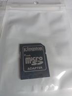 MICRO SD-kaartADAPTER Kingston-technologie, Nieuw, MicroSD, Ophalen of Verzenden