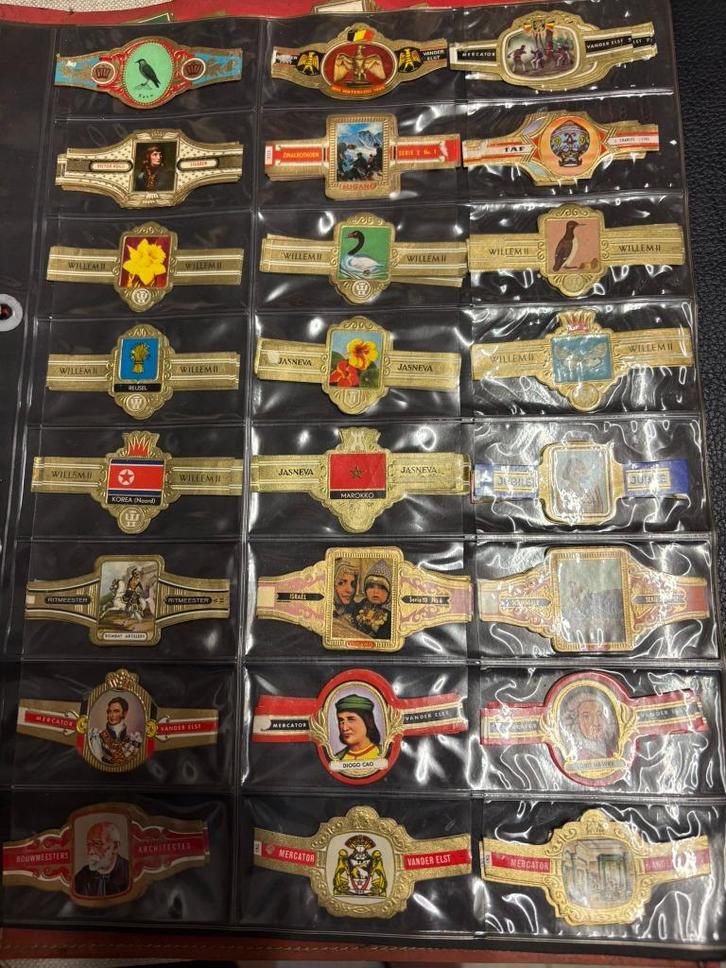 Sigarenbanden Allerlei en Series . Lotje ., Verzamelen, Rookartikelen, Aanstekers en Luciferdoosjes, Zo goed als nieuw, Sigarenbandjes
