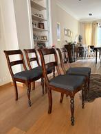 Set van 8 vintage palissanderhouten stoelen, Antiek en Kunst, Ophalen