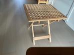 Bijzettafel 50x50cm  opvouwbaar, Huis en Inrichting, Minder dan 55 cm, Gebruikt, Vierkant, Modern