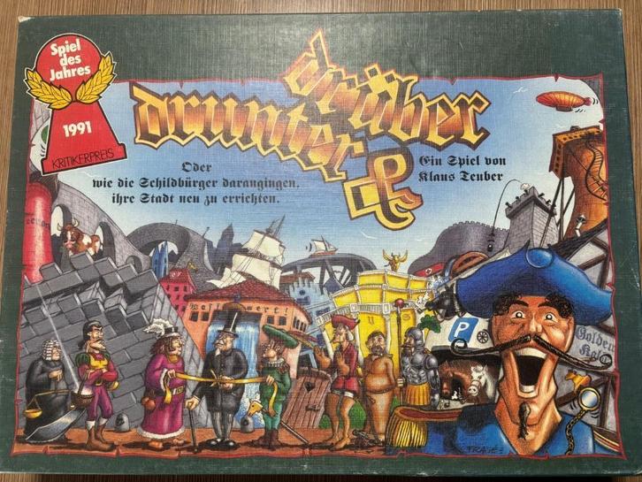 Drunter und drüber, Hobby en Vrije tijd, Gezelschapsspellen | Bordspellen, Gebruikt, Ophalen of Verzenden