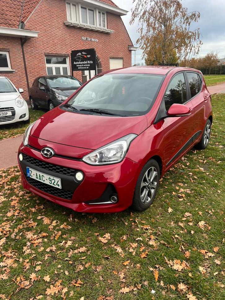 Hyunday i10 1.2i 2018 54220km airco , navi , cruise control, Autos, Hyundai, Entreprise, i10, ABS, Airbags, Air conditionné, Bluetooth