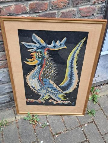 lithographie coq de jean lurcat beschikbaar voor biedingen