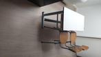 Schoolbank vintage met 2 losse stoelen, Kinderen en Baby's, Ophalen, Gebruikt, Tafel(s) en Stoel(en)