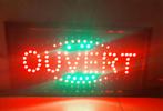 Led reclame ouvert, Ophalen of Verzenden, Gebruikt, Lichtbak of (neon) lamp