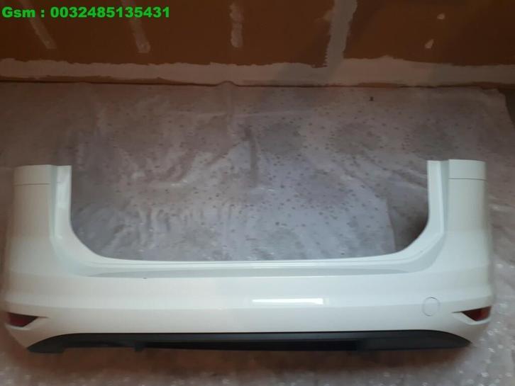 bumper touran bumper touran 5ta Pure White LC9A 2015-2024, Auto-onderdelen, Carrosserie, Bumper, Achter, Gebruikt