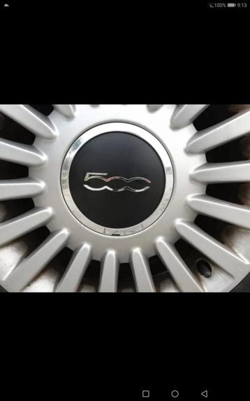 4 capuchons de moyeux/cache-moyeux Fiat 500 Ø 133 mm, Enlèvement ou Envoi, Neuf