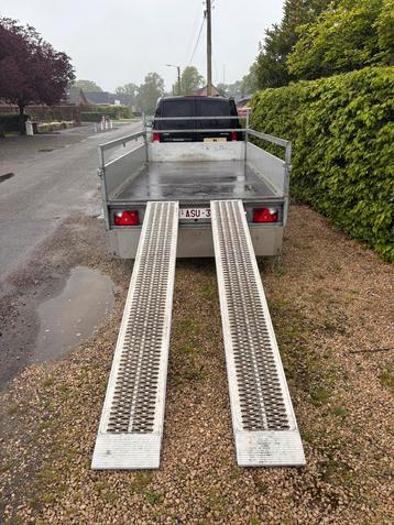 Aanhangwagen te huur – 2500kg – 3,30m x 1,70m beschikbaar voor biedingen