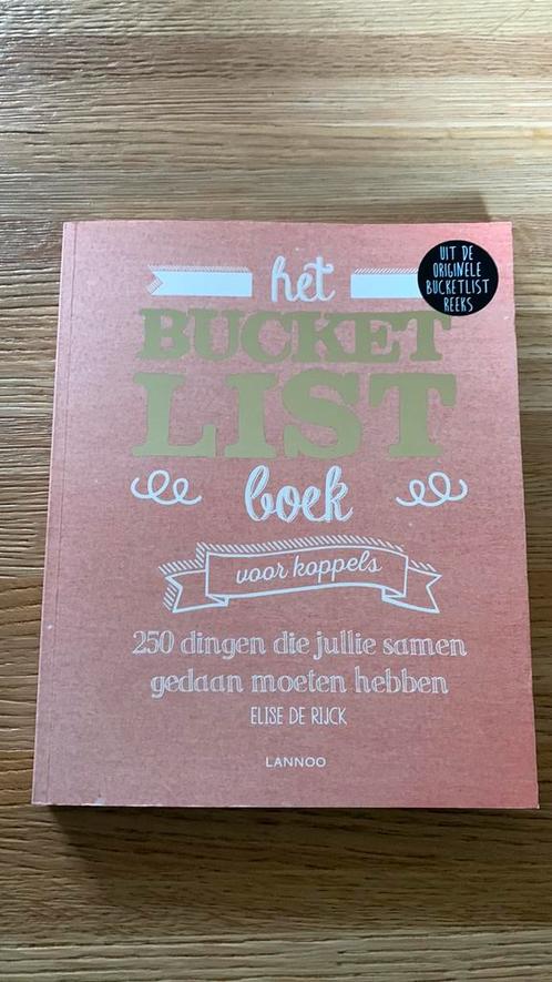 Elise De Rijck - Het Bucketlist boek voor koppels, Boeken, Mode, Ophalen of Verzenden