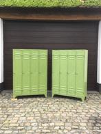 Vintage industriële Lockerkasten jaren 1950’s, Ophalen, Gebruikt
